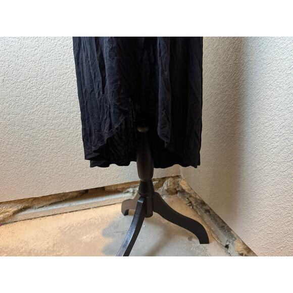 Ana A New Approach Black Ruffle Sleeveless Dress Summer Casual Sundress Medium - Picture 2 of 3